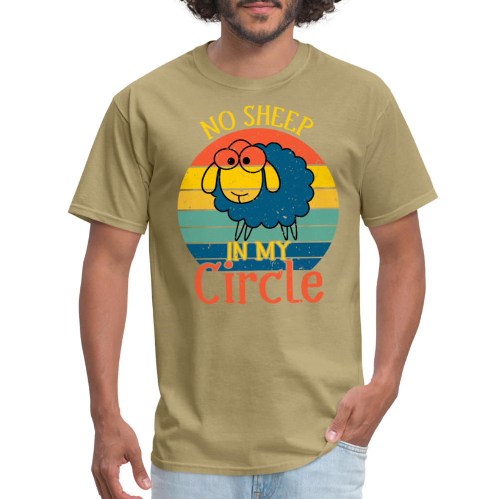 No Sheep In My Circle T-Shirt - khaki