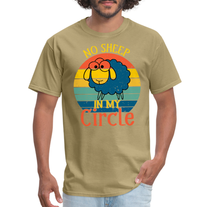 No Sheep In My Circle T-Shirt - khaki