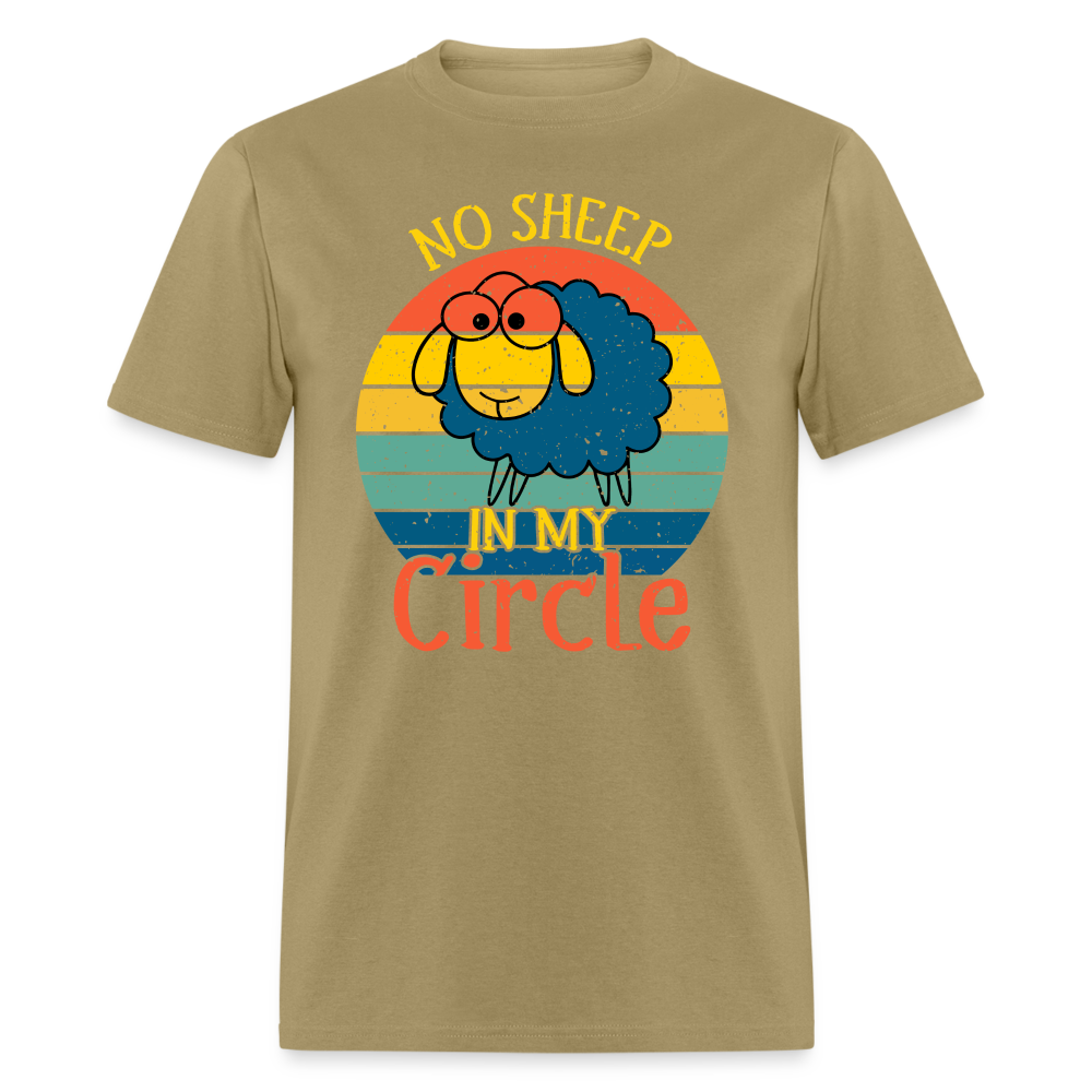 No Sheep In My Circle T-Shirt - khaki