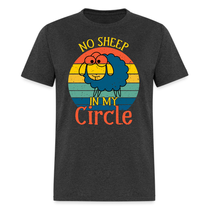 No Sheep In My Circle T-Shirt - heather black