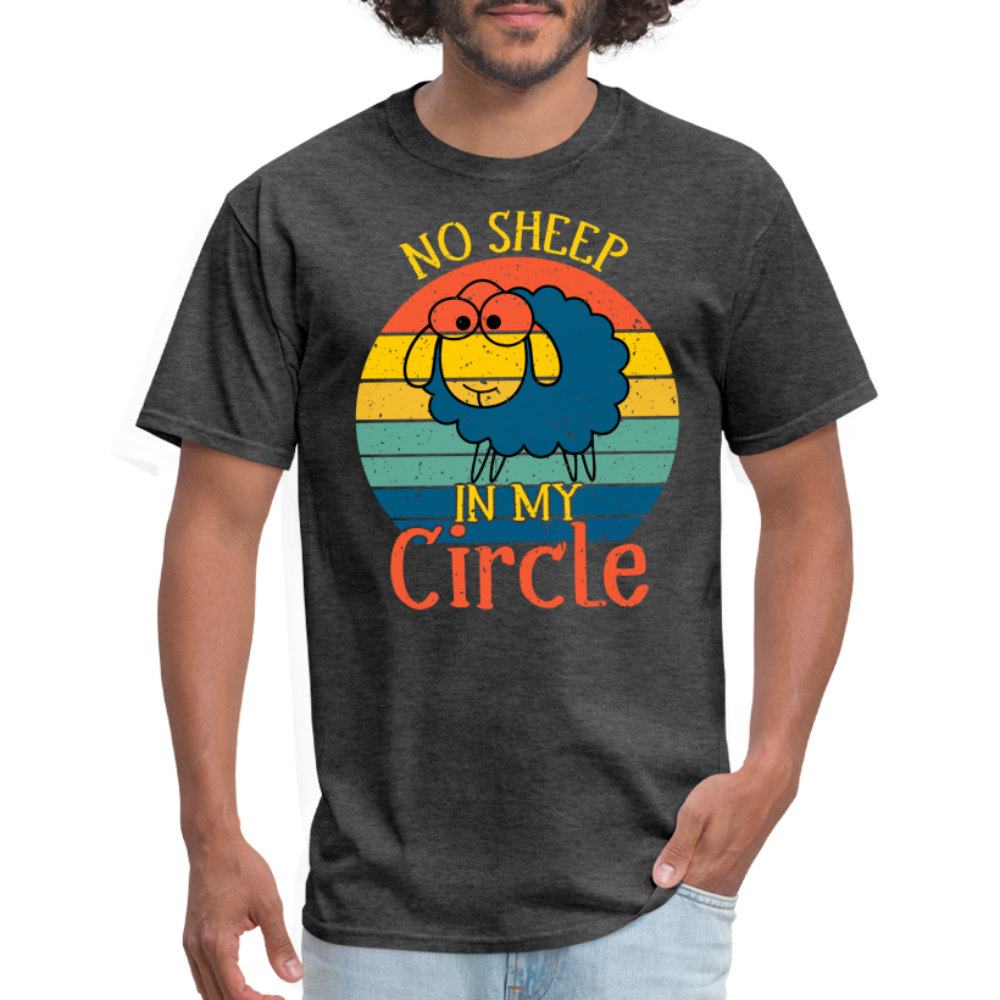 No Sheep In My Circle T-Shirt - heather black