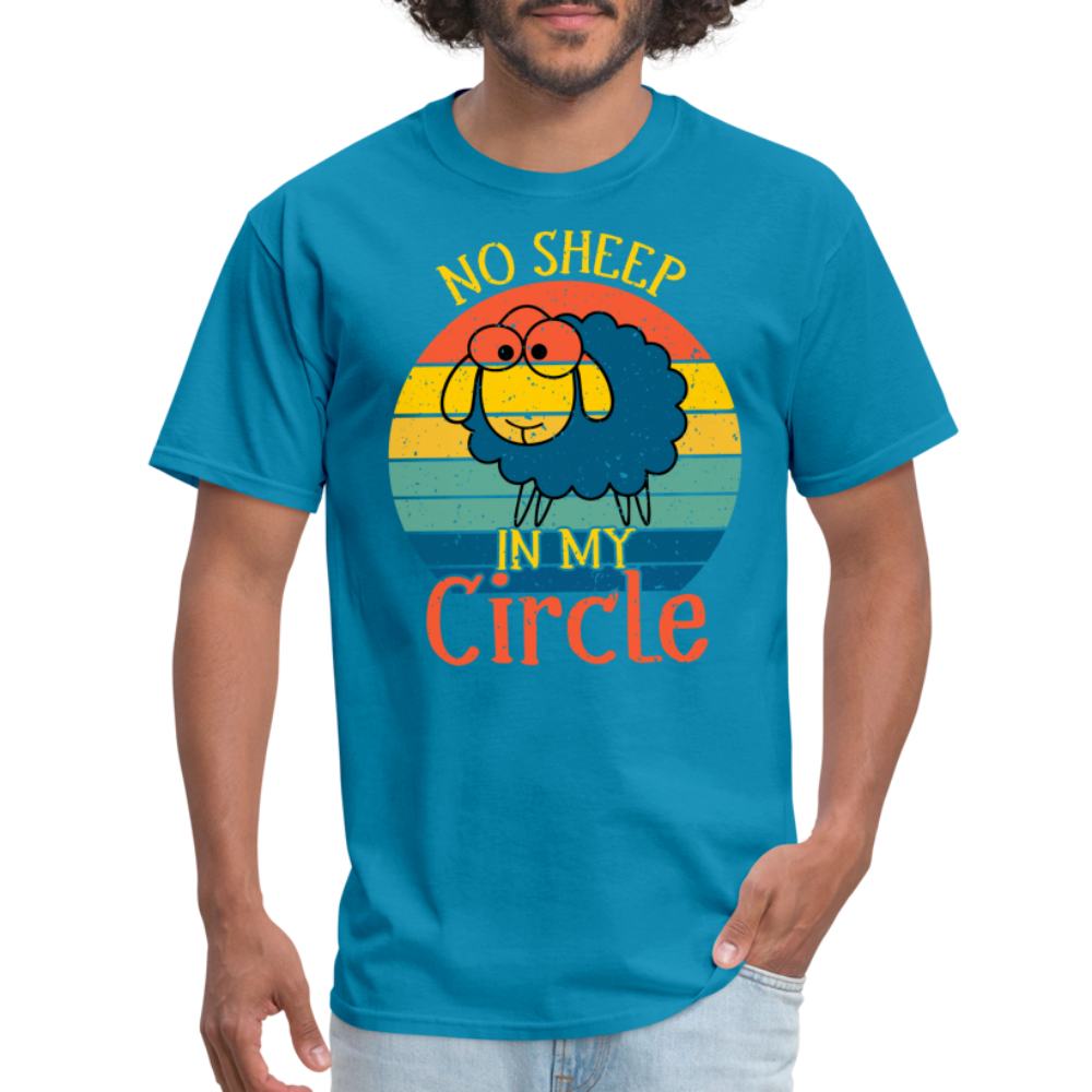 No Sheep In My Circle T-Shirt - turquoise