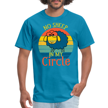 No Sheep In My Circle T-Shirt - turquoise