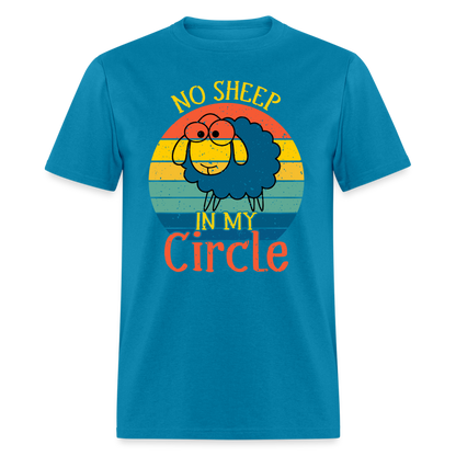 No Sheep In My Circle T-Shirt - turquoise