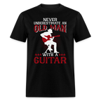 Never Underestimate An Old Man With A Guitar T-Shirt