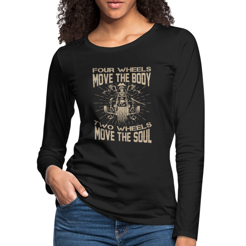 Women's Premium Long Sleeve T-Shirt - black