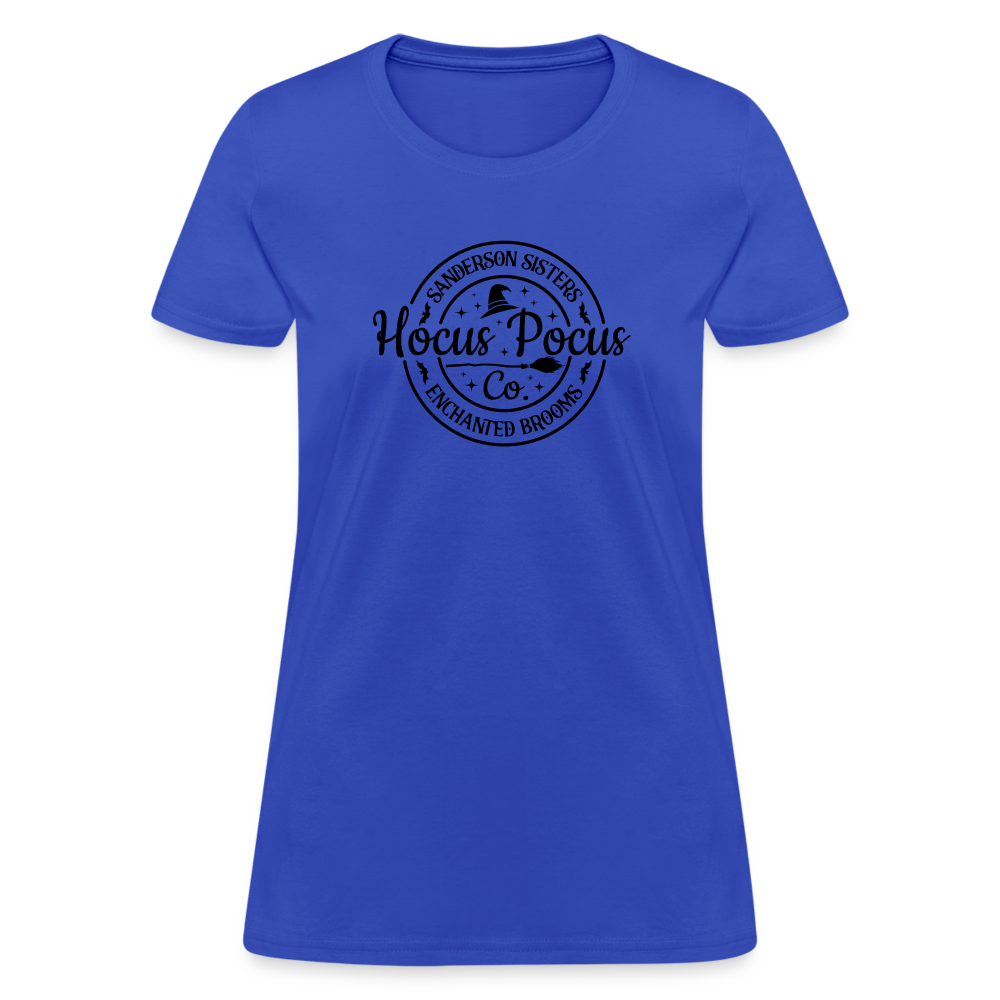 Sanderson Sisters Enchanted Brooms - Hocus Pocus Co Women's T-Shirt - royal blue