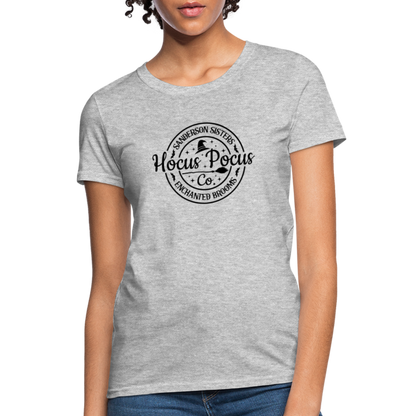 Sanderson Sisters Enchanted Brooms - Hocus Pocus Co Women's T-Shirt - heather gray