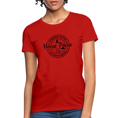 Sanderson Sisters Enchanted Brooms - Hocus Pocus Co Women's T-Shirt - red