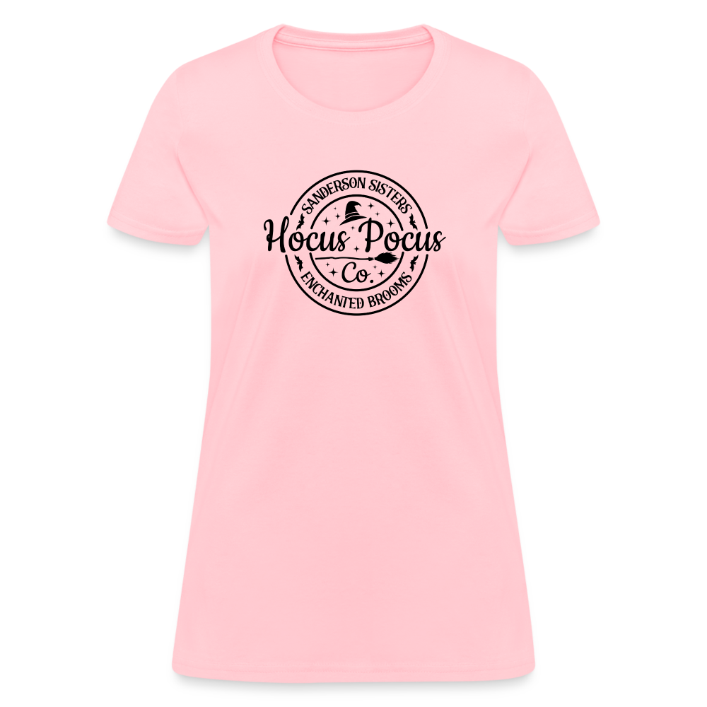 Sanderson Sisters Enchanted Brooms - Hocus Pocus Co Women's T-Shirt - pink