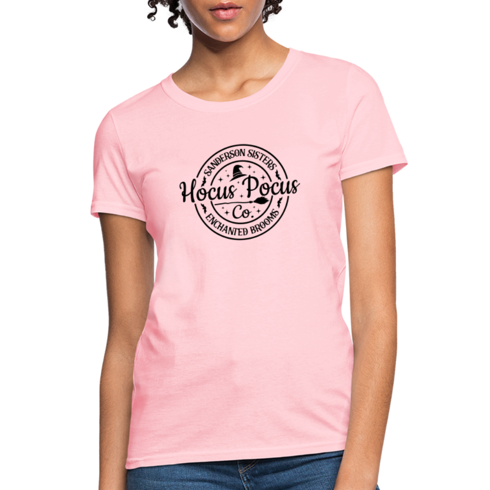 Sanderson Sisters Enchanted Brooms - Hocus Pocus Co Women's T-Shirt - pink