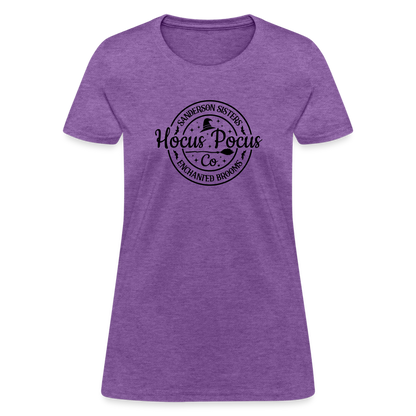 Sanderson Sisters Enchanted Brooms - Hocus Pocus Co Women's T-Shirt - purple heather