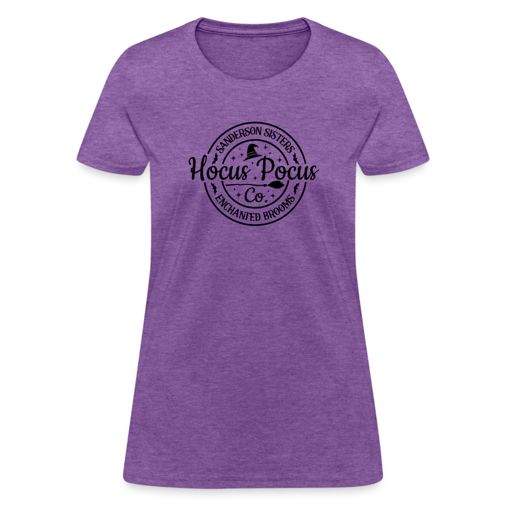 Sanderson Sisters Enchanted Brooms - Hocus Pocus Co Women's T-Shirt - purple heather