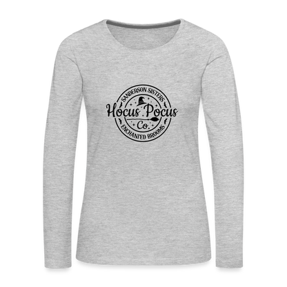 Sanderson Sisters Hocus Pocus Women's Premium Long Sleeve T-Shirt - heather gray