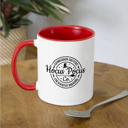 Sanderson Sisters Enchanted Brooms Hocus Pocus Coffee Mug - white/red