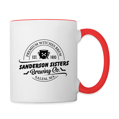 Sanderson Sisters Brewing Co Coffee Mug - white/red