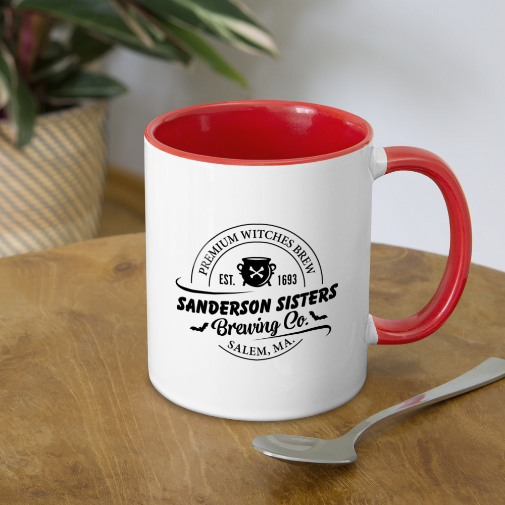 Sanderson Sisters Brewing Co Coffee Mug - white/red