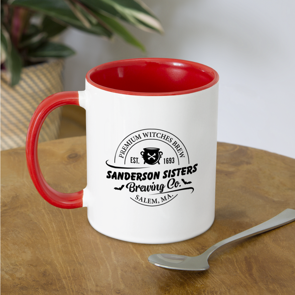 Sanderson Sisters Brewing Co Coffee Mug - white/red