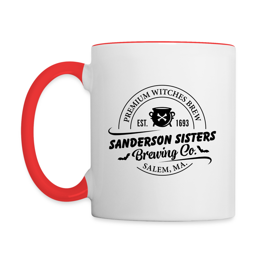Sanderson Sisters Brewing Co Coffee Mug - white/red