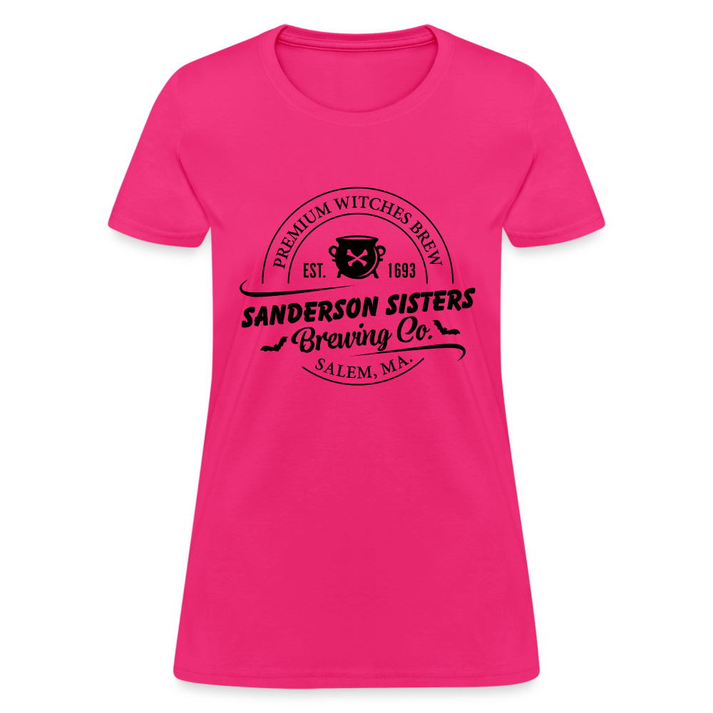 Sanderson Sisters Brewing : Women's T-Shirt - fuchsia