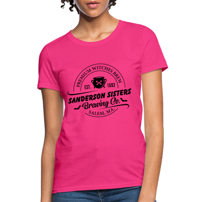 Sanderson Sisters Brewing : Women's T-Shirt - fuchsia