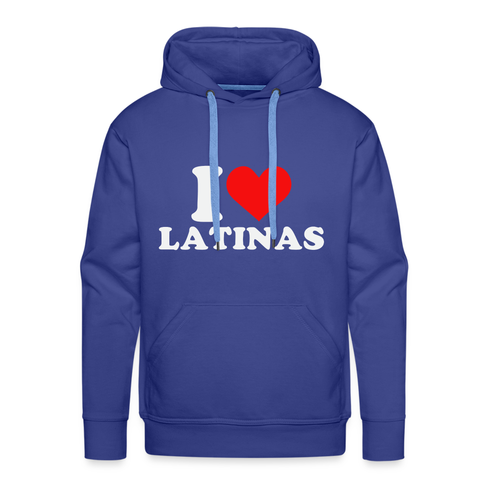 I Love Latinas : Men’s Premium Hoodie - royal blue