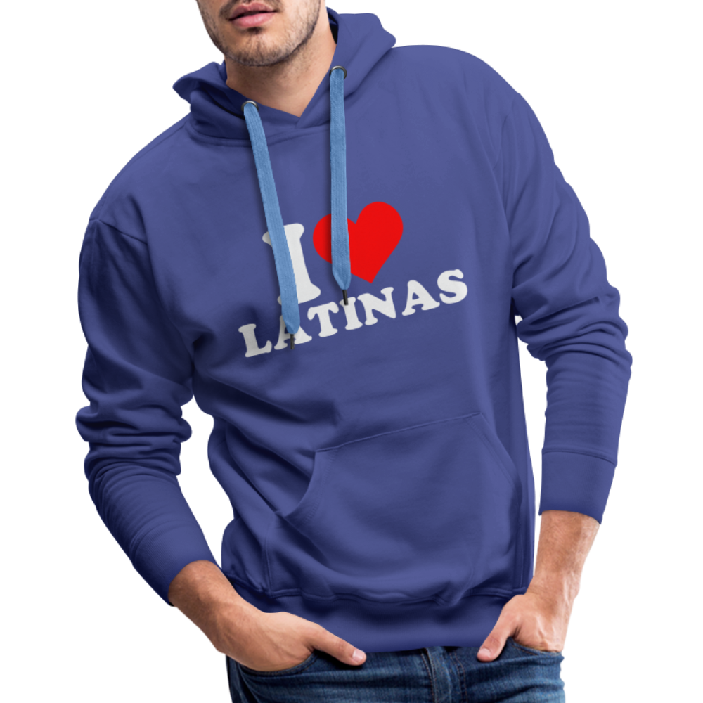 I Love Latinas : Men’s Premium Hoodie - royal blue