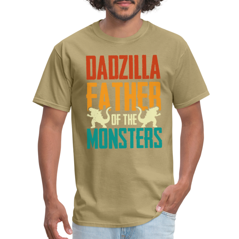 Dadzilla Father of the Monsters T-Shirt - khaki