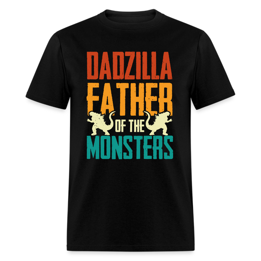 Dadzilla Father of the Monsters T-Shirt - black