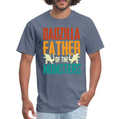 Dadzilla Father of the Monsters T-Shirt - denim