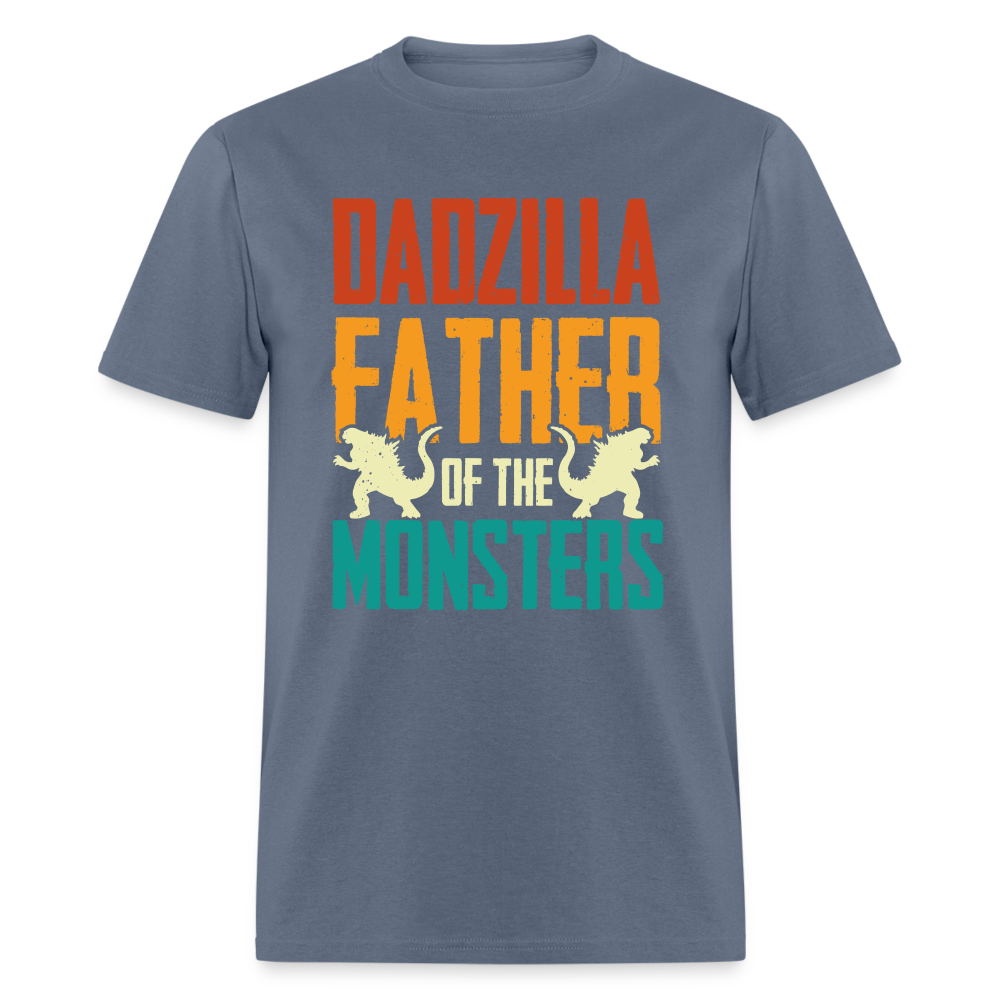 Dadzilla Father of the Monsters T-Shirt - denim