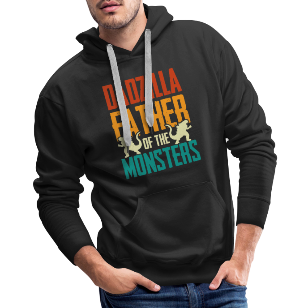 Dadzilla Father of the Monsters : Men’s Premium Hoodie - black