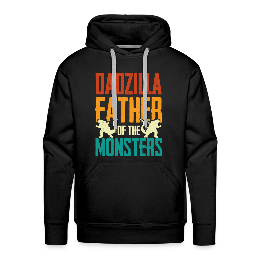 Dadzilla Father of the Monsters : Men’s Premium Hoodie - black