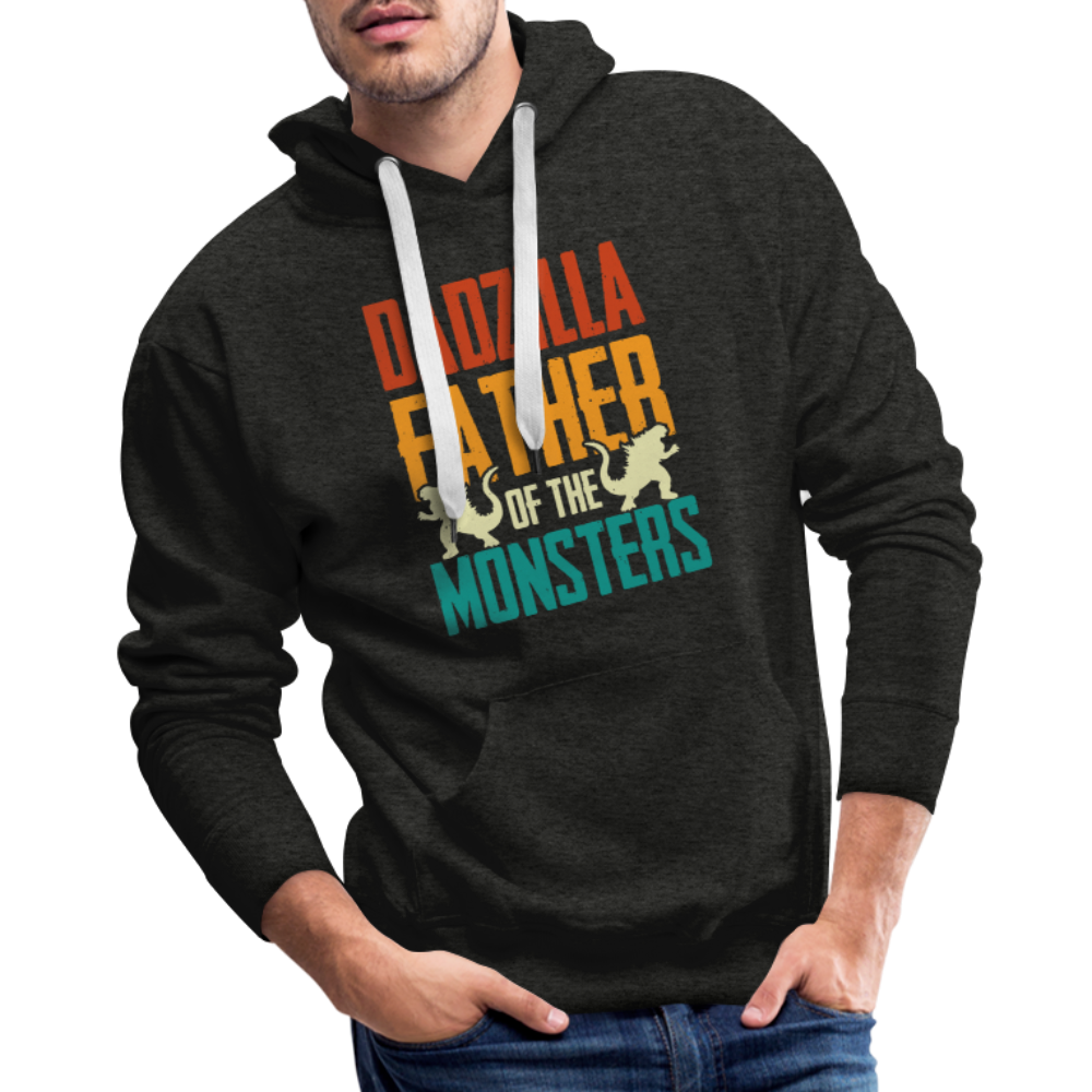 Dadzilla Father of the Monsters : Men’s Premium Hoodie - charcoal grey