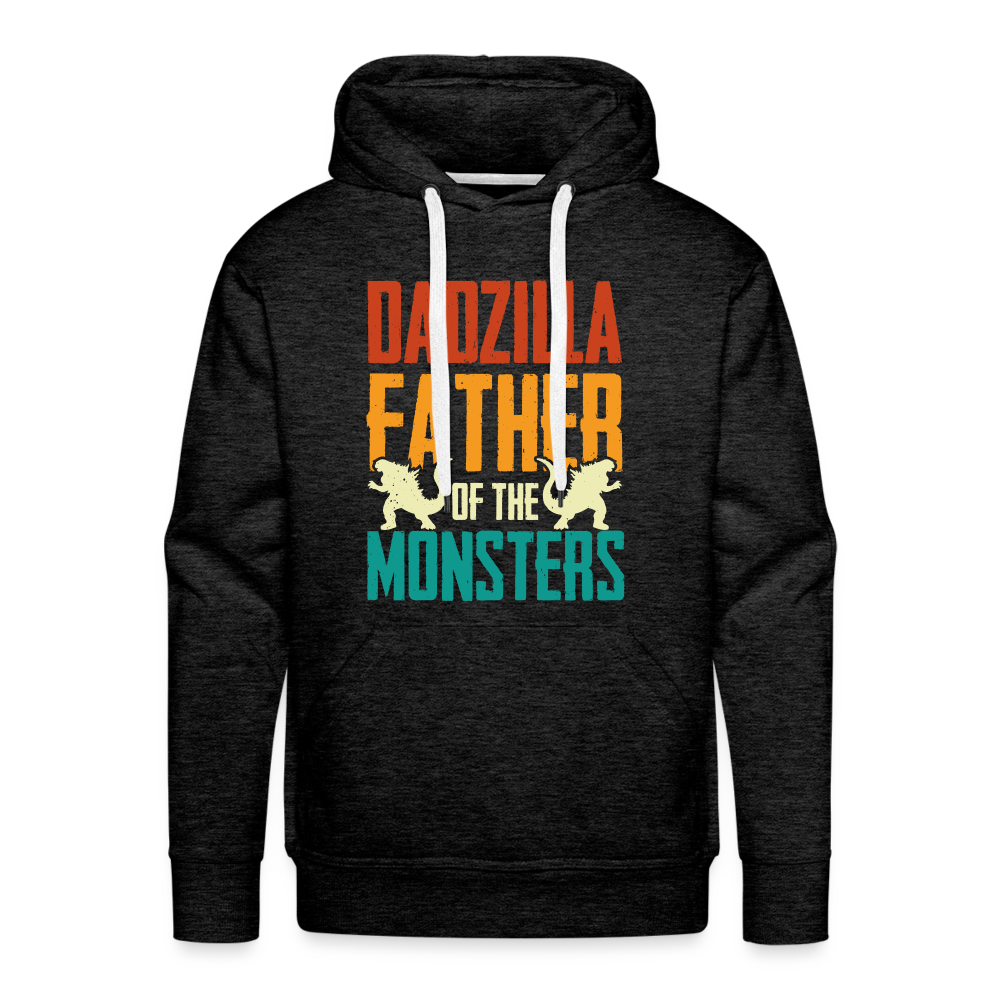 Dadzilla Father of the Monsters : Men’s Premium Hoodie - charcoal grey