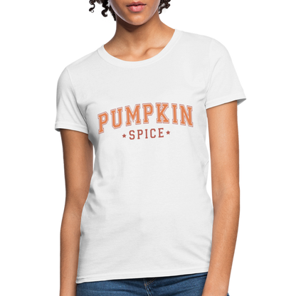 Pumpkin Spice Women's T-Shirt - white