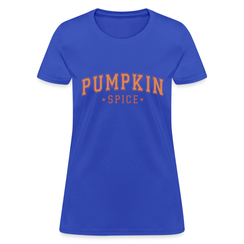 Pumpkin Spice Women's T-Shirt - royal blue