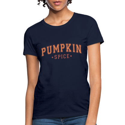 Pumpkin Spice Women's T-Shirt - navy