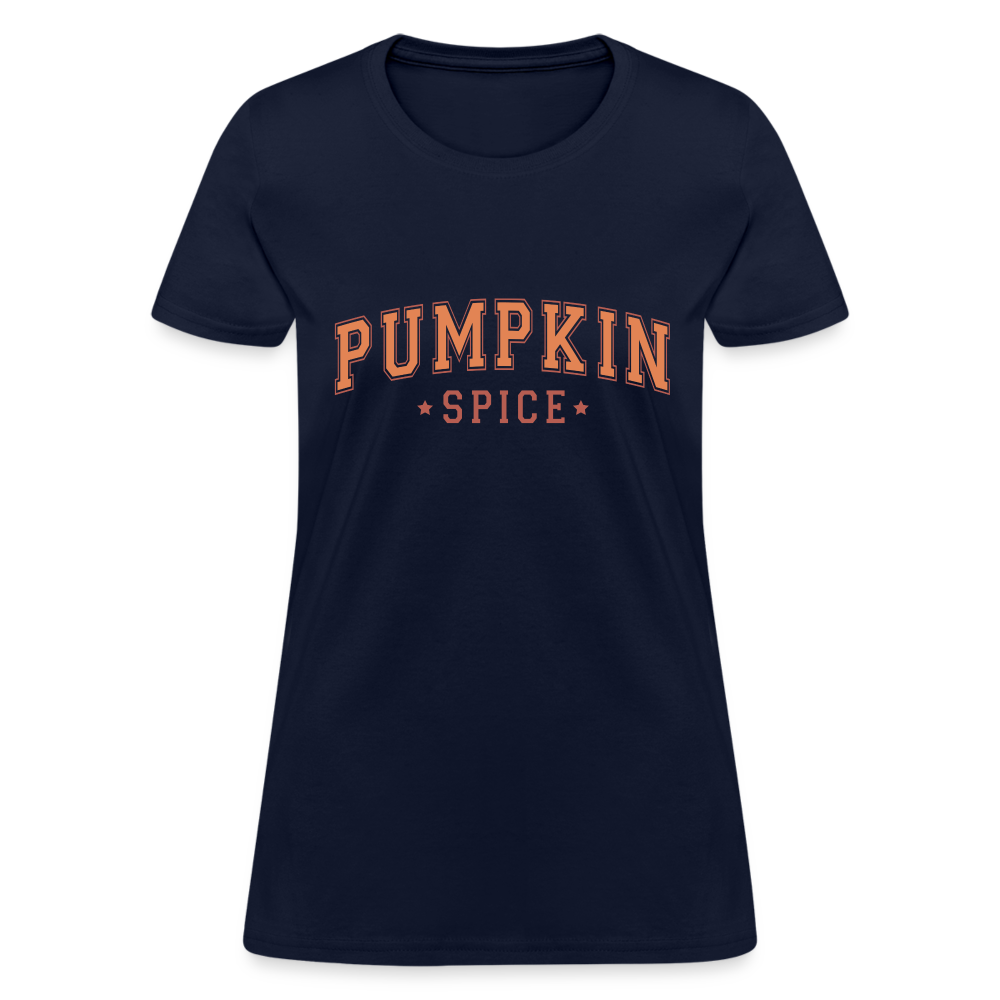 Pumpkin Spice Women's T-Shirt - navy