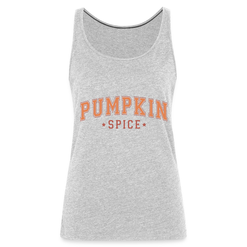 Pumpkin Spice Women’s Premium Tank Top - heather gray