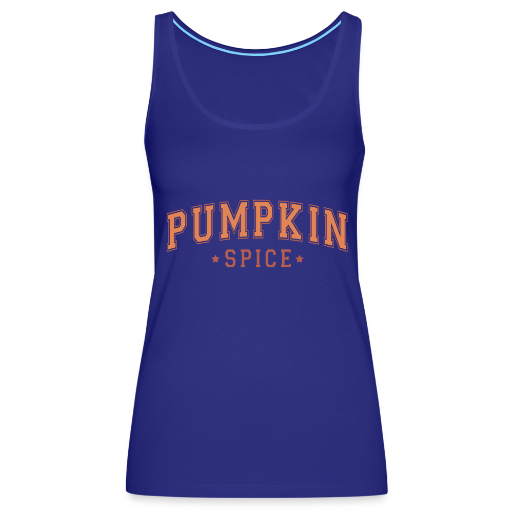 Pumpkin Spice Women’s Premium Tank Top - royal blue