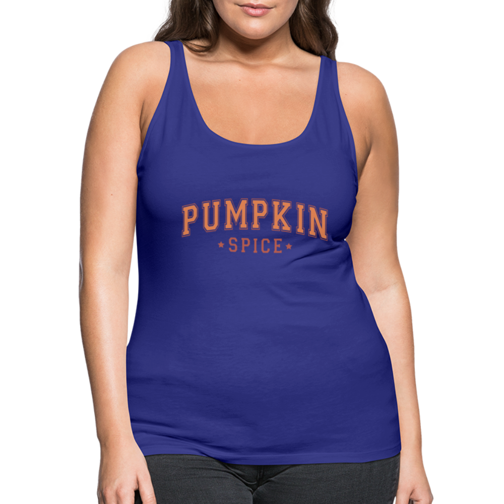 Pumpkin Spice Women’s Premium Tank Top - royal blue