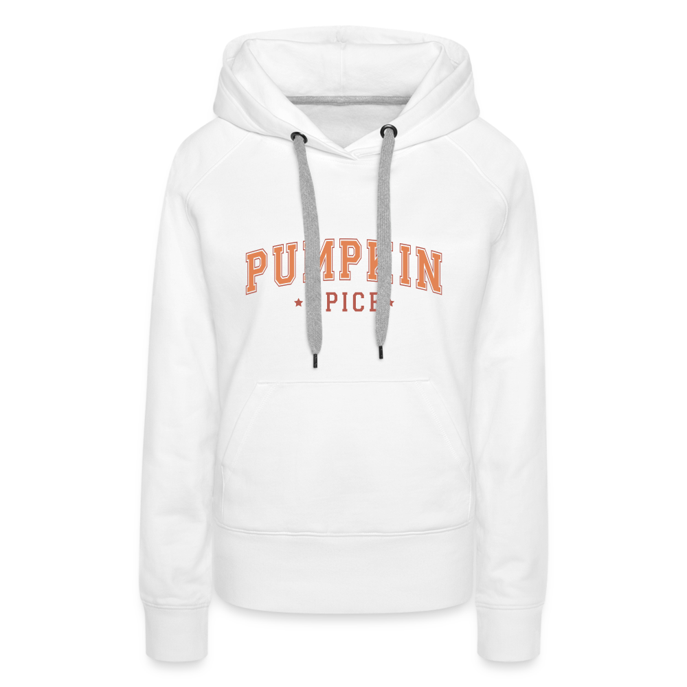 Pumpkin Spice Women’s Premium Hoodie - white