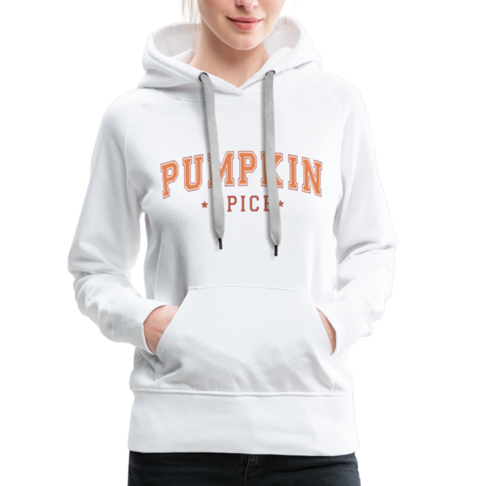 Pumpkin Spice Women’s Premium Hoodie - white