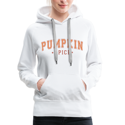 Pumpkin Spice Women’s Premium Hoodie - white