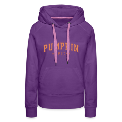 Pumpkin Spice Women’s Premium Hoodie - purple 