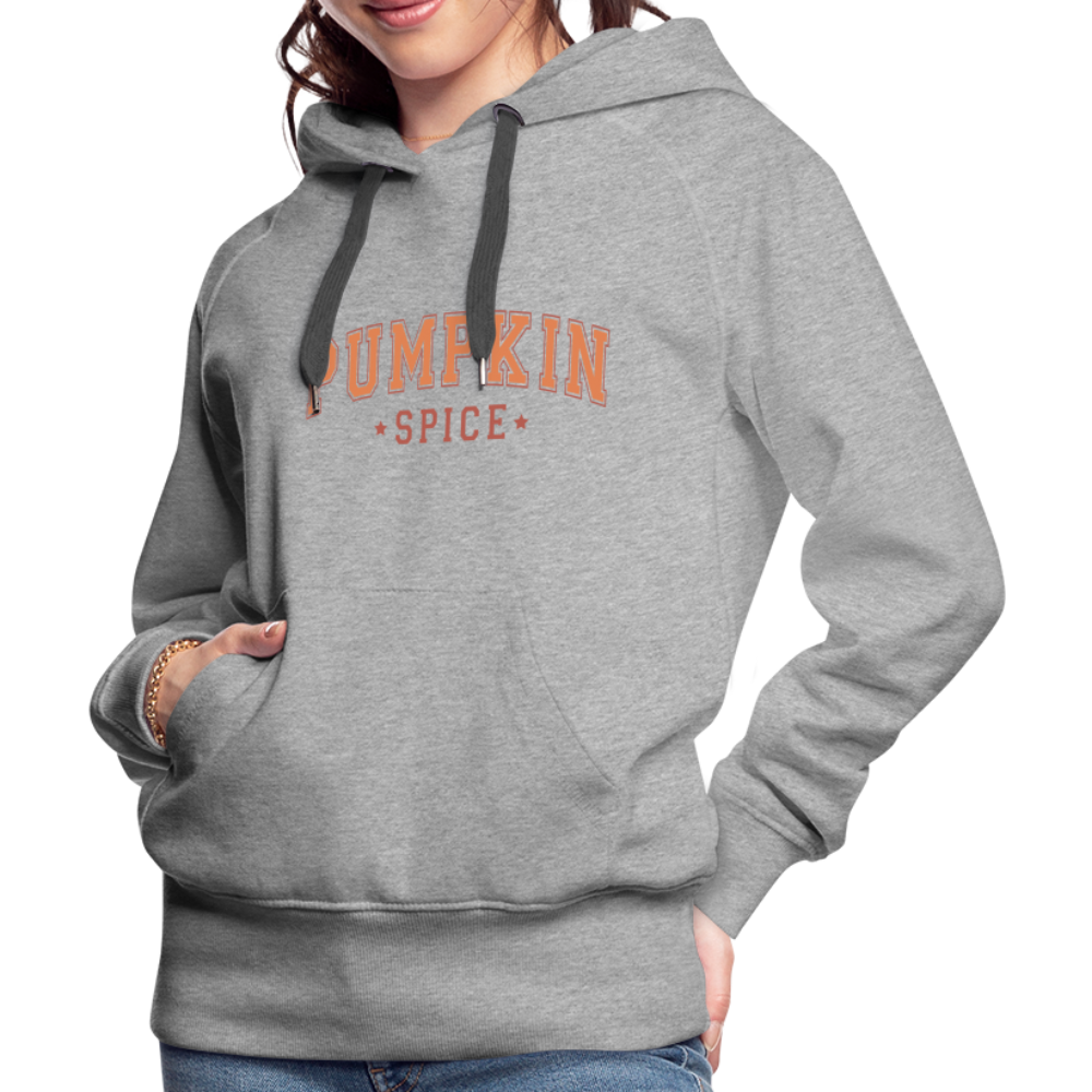 Pumpkin Spice Women’s Premium Hoodie - heather grey