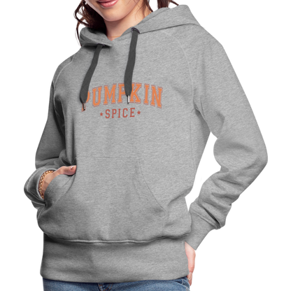 Pumpkin Spice Women’s Premium Hoodie - heather grey