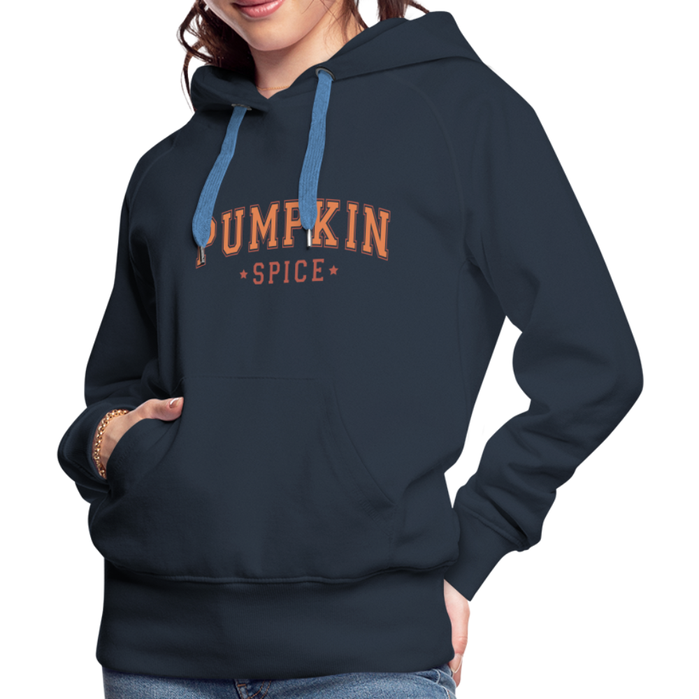 Pumpkin Spice Women’s Premium Hoodie - navy