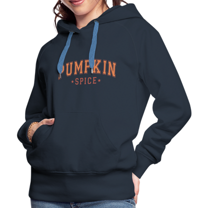 Pumpkin Spice Women’s Premium Hoodie - navy